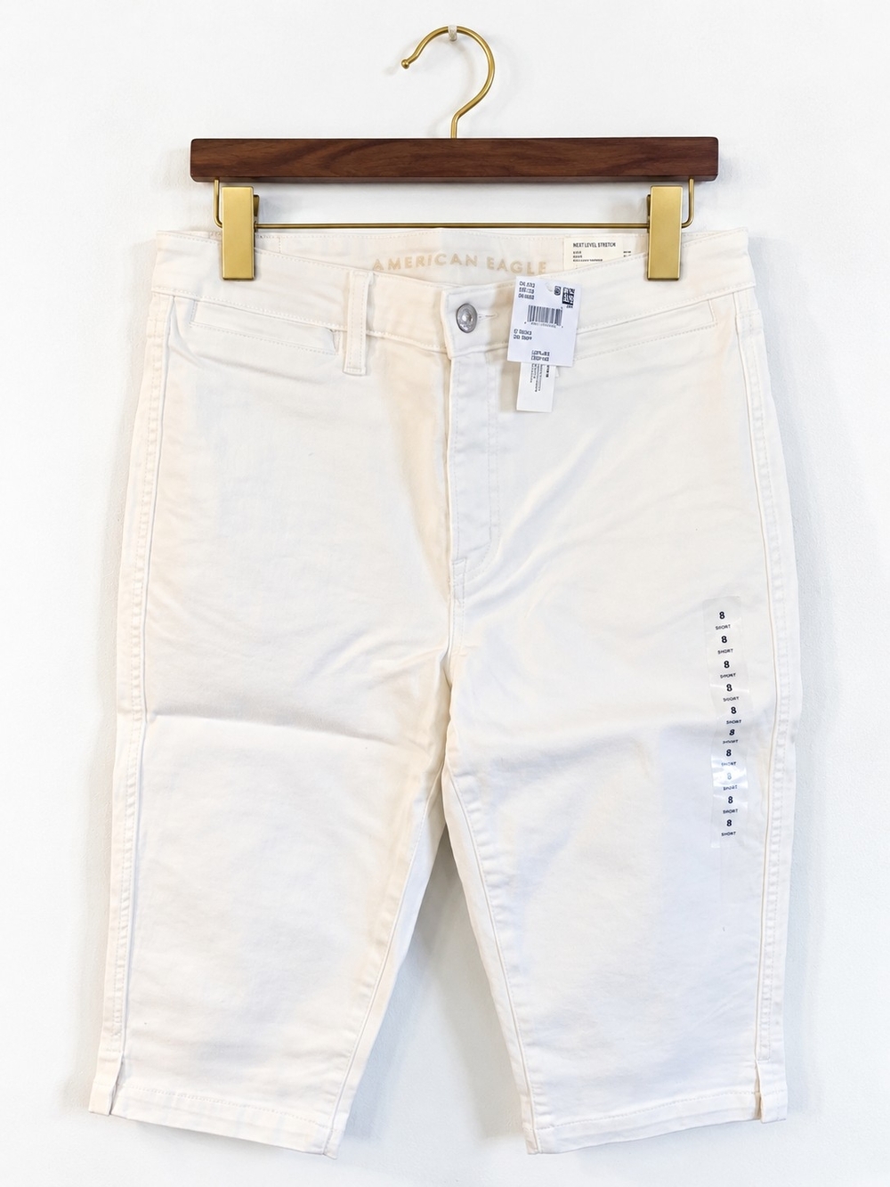 American Eagle Outfitters White Capris